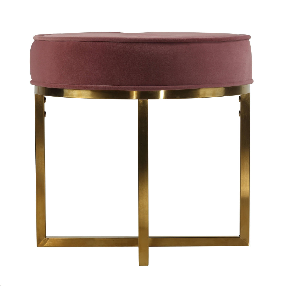 Pink Round Ottoman Q143950