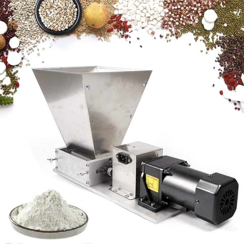 Grain Grinder Malt Mill 110V 40W Stainless Steel L47615