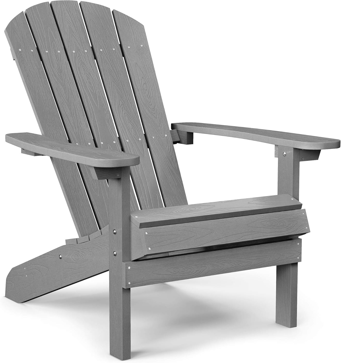 Grey Plastic Adirondack Chair Y6934
