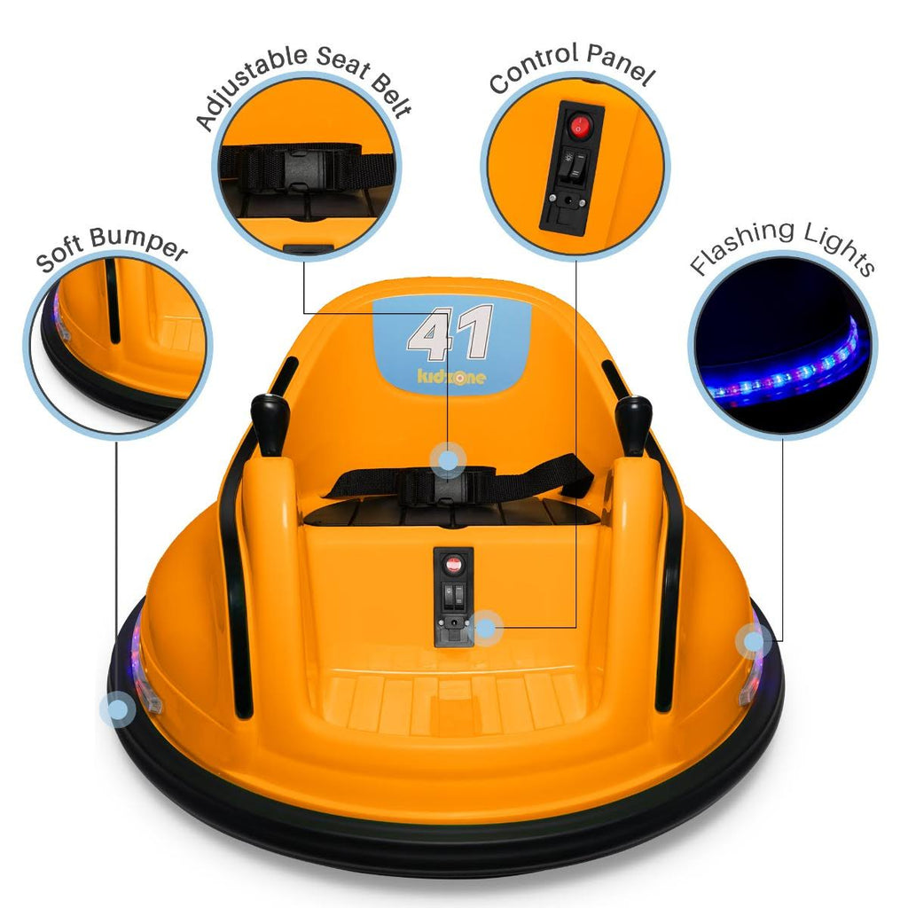12V 2 Speed Bluetooth Electric Ride on Bumper Car with Remote Control S7340