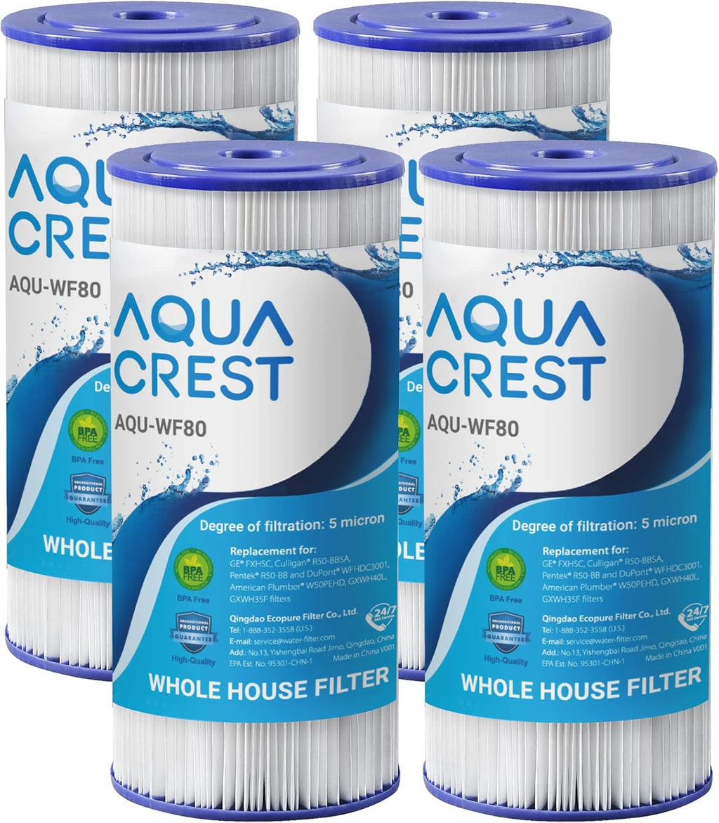 10 x 4.5 Whole House Pleated Sediment Filter, Pack of 4 B74638