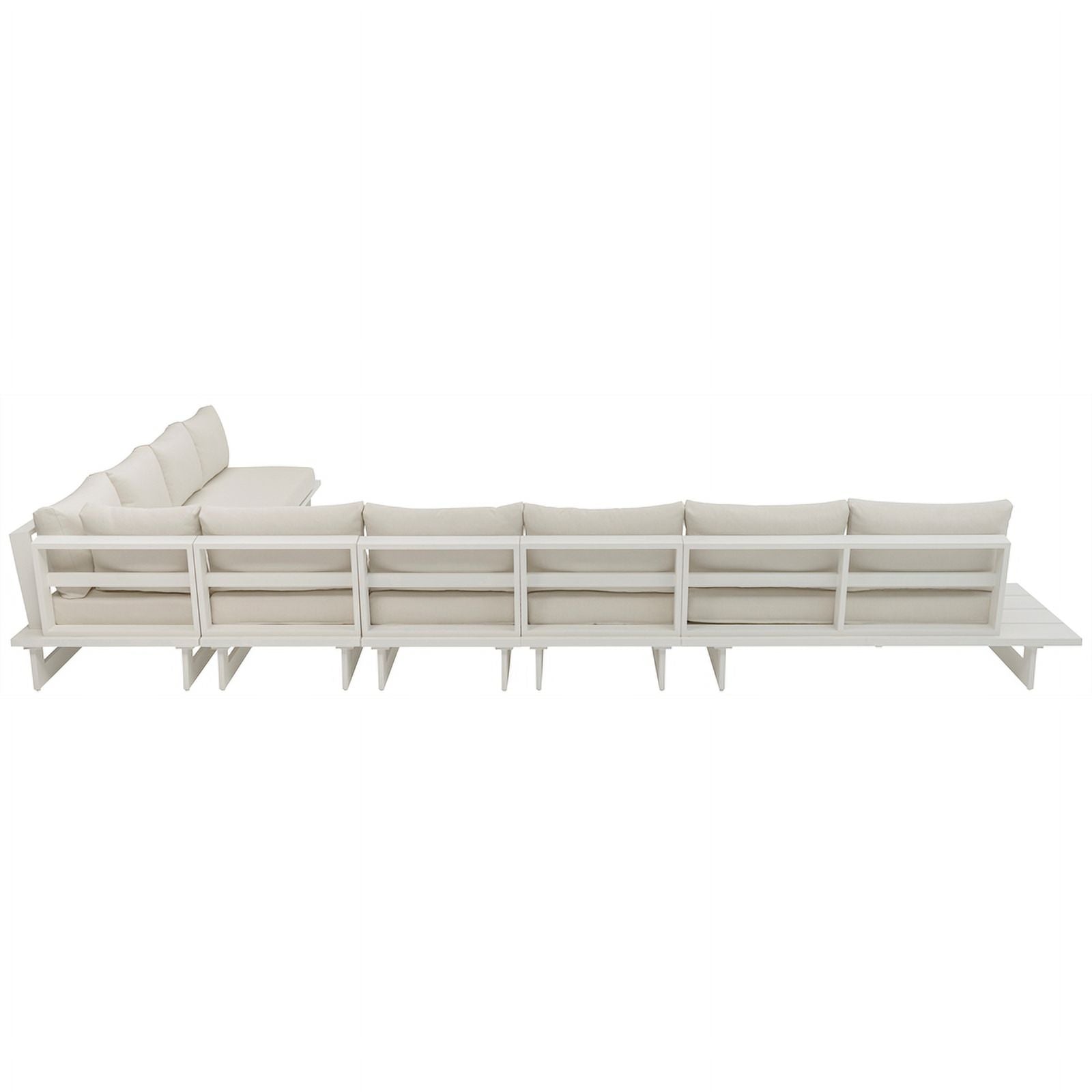 Cream Water Resisting Outdoor Modular Sectional C129751