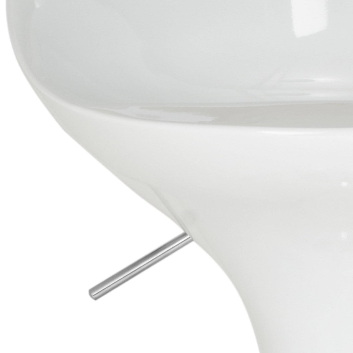 White Swivel Bar Stool J324743