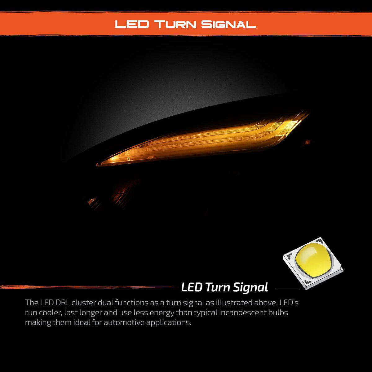 Full-LED Black Housing Headlights N84675