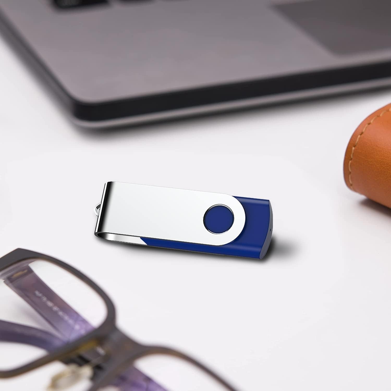 64GB USB 2.0 Flash Drive 10 Pack (Black, Blue) M77976