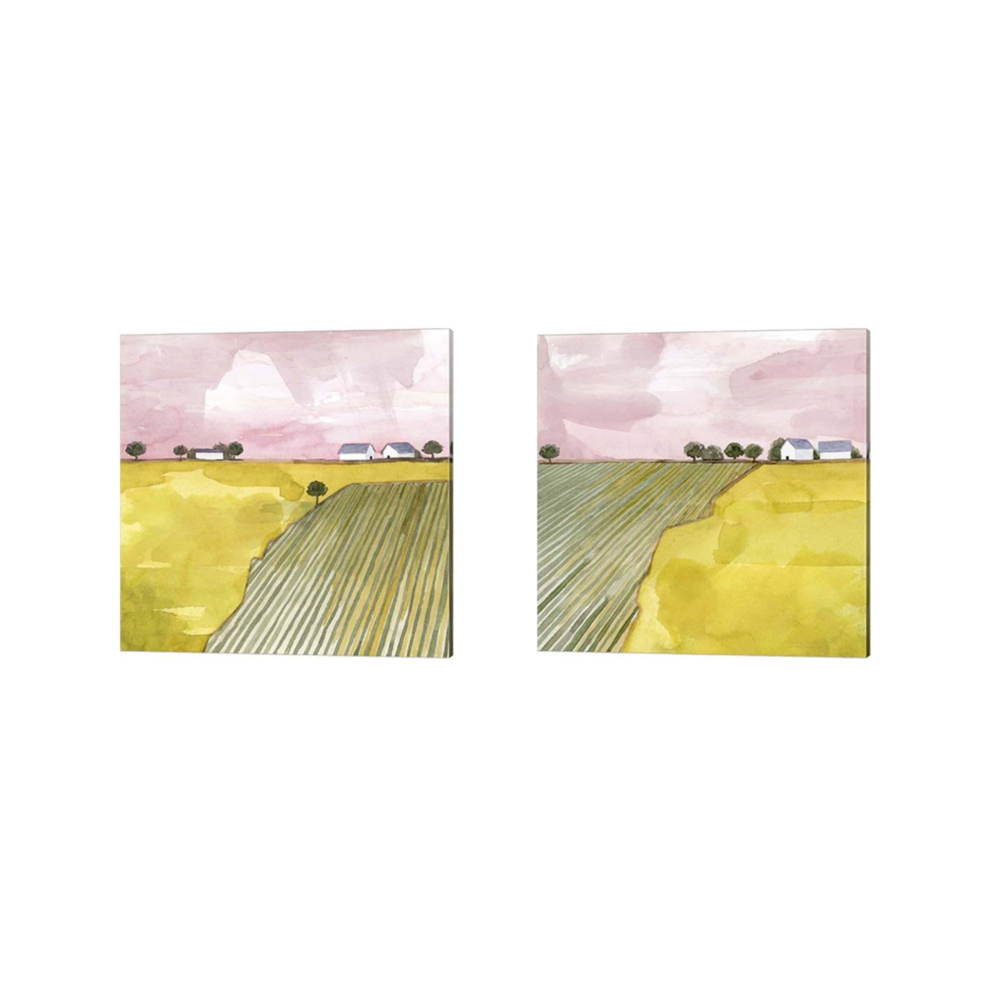 2 Piece Canvas Art Set 14 x 14 V58496