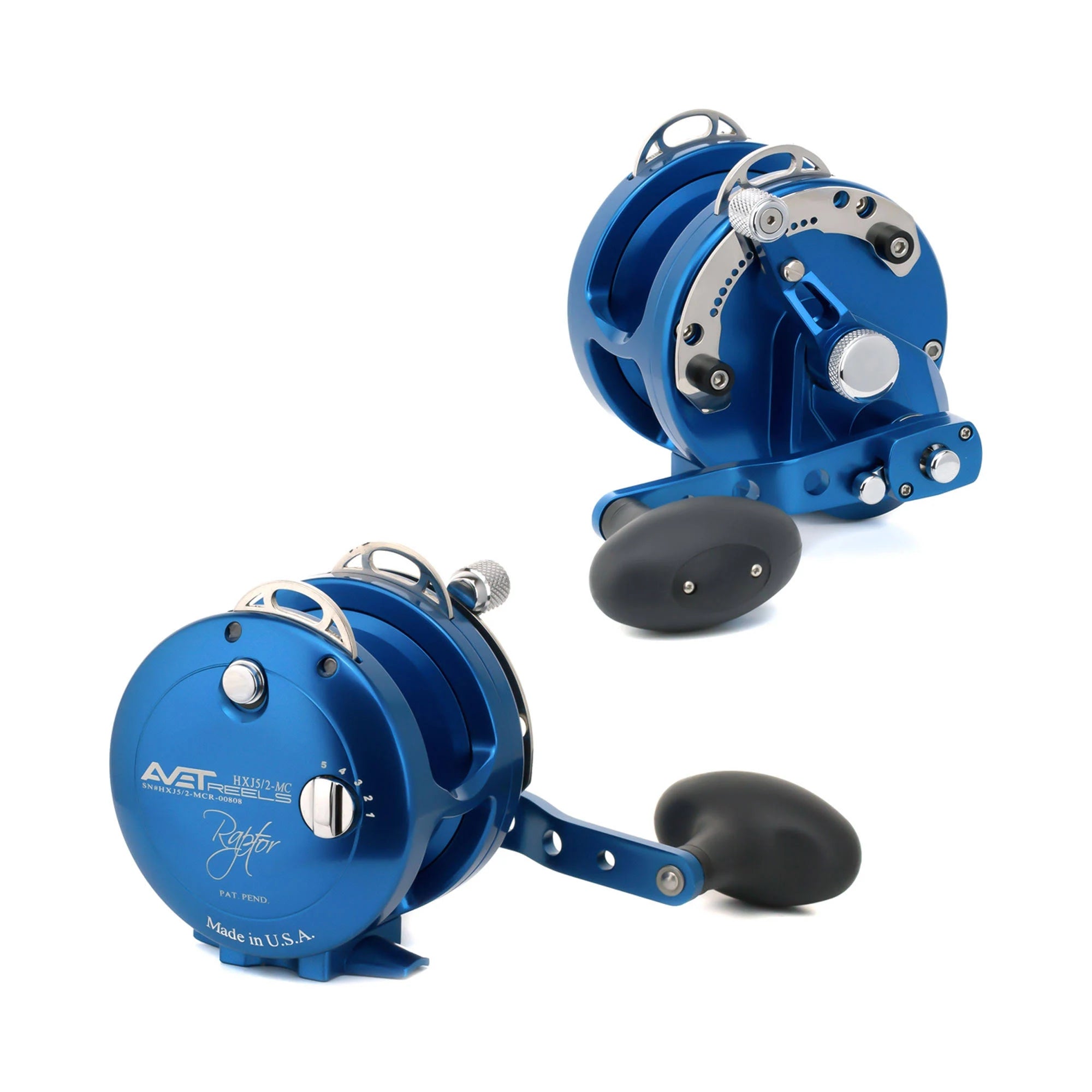 Black Two-Speed Lever Drag Casting Reel U545
